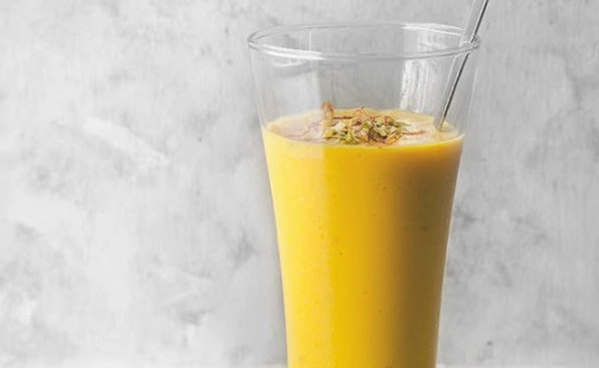 Delicious mango lassi in Edmonton, AB